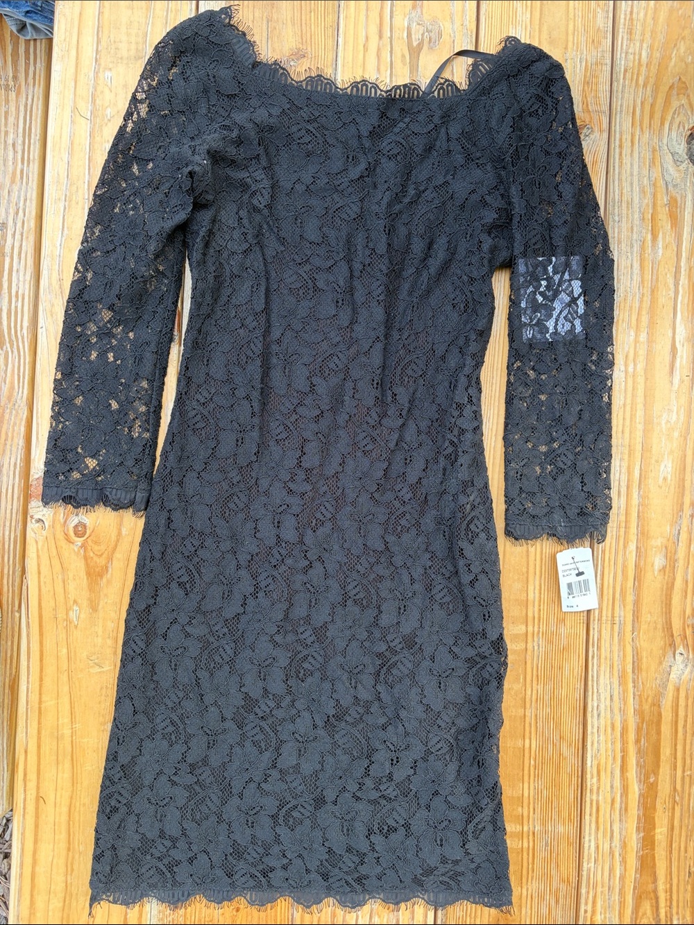 Diane Von Furstenberg Black Zarita Dress